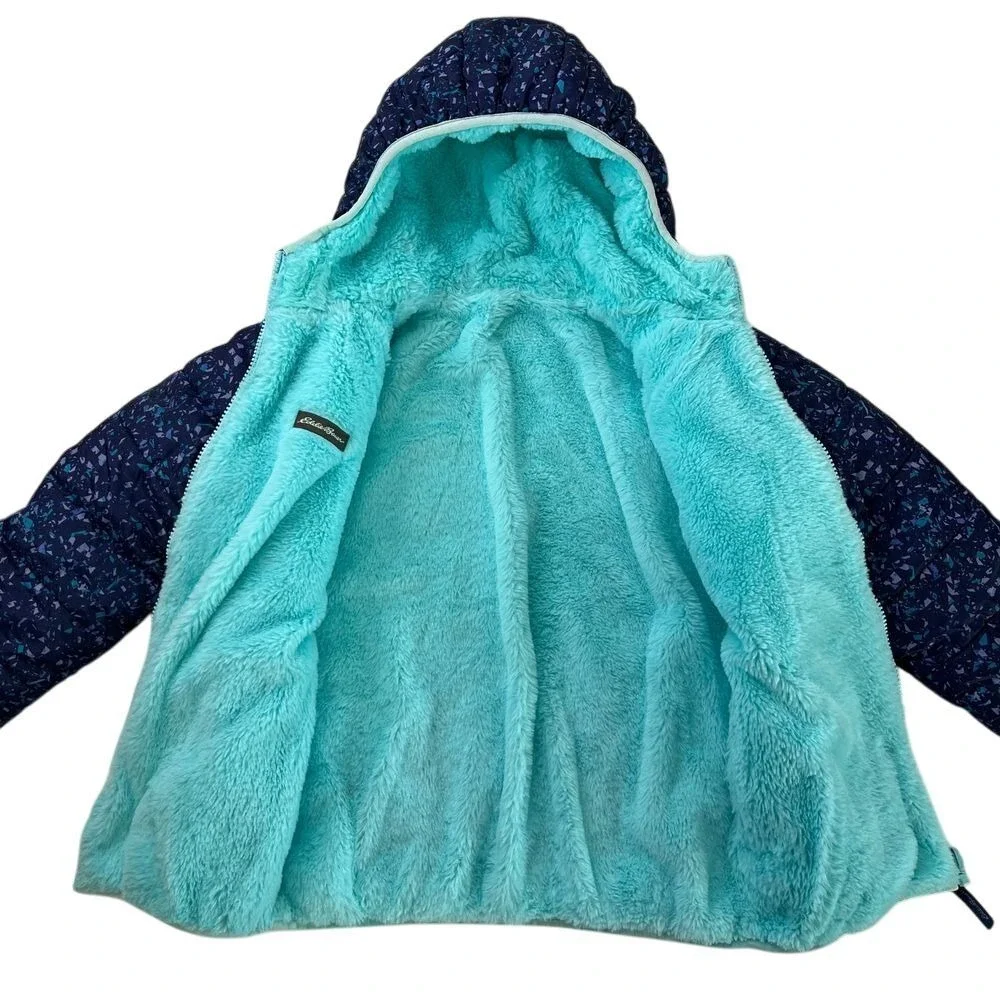 Eddie Bauer Childrens Purple and Teal Water Resistant Winter Jacket, Eddie 517